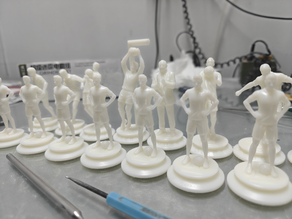 3D печать шахмат футболистов