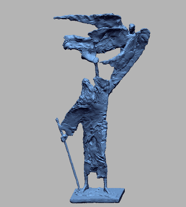 Готовая цифровая 3D-модель статуэтки