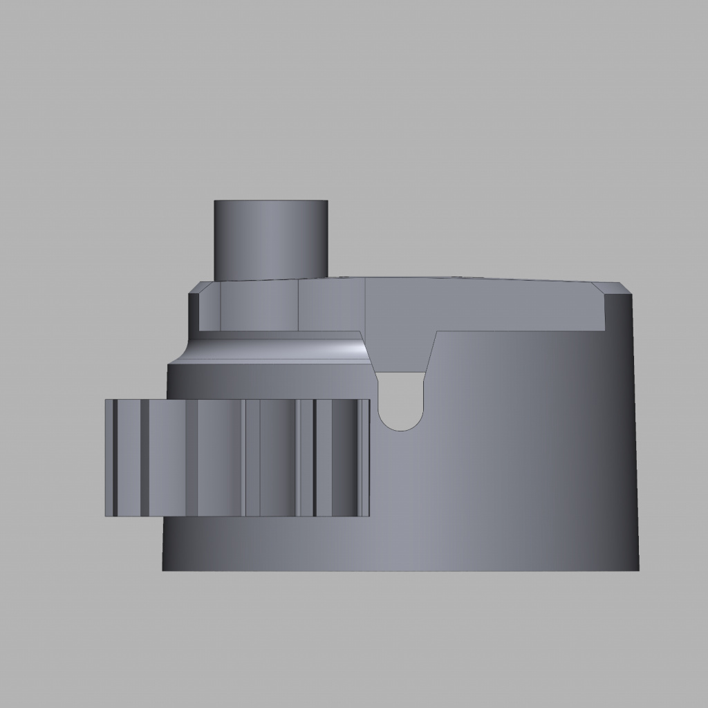 3D-модель, созданная на основе сканирования Scantech Magic и оптимизированная для SLA-печати на AM.TECH SLA600