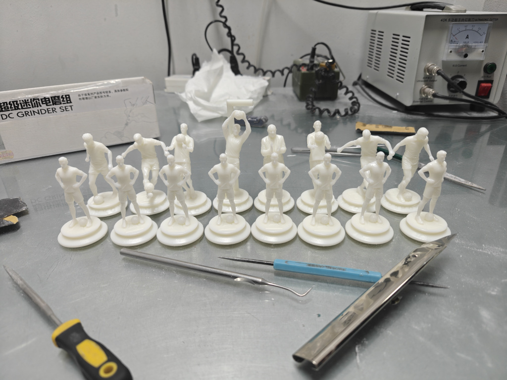 3D печать шахмат футболистов